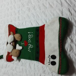 Dog Christmas stoking.